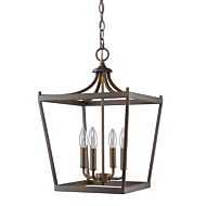 Kennedy 4-Light Oil-Rubbed Bronze Pendant 