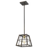 Charley 1-Light Oil-Rubbed Bronze Mini-Pendant