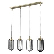 Reece 4-Light Aged Brass Island Pendant