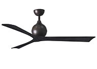 Irene 6-Speed DC 60" Ceiling Fan in Textured Bronze with Matte Black blades