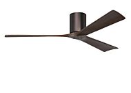 Irene 6-Speed DC 60" Ceiling Fan in Brushed Bronze with Walnut blades