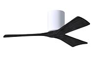 Irene 6-Speed DC 42" Ceiling Fan in White with Matte Black blades