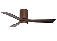 Irene 6-Speed DC 52" Ceiling Fan w/ Integrated Light Kit in Walnut Tone with Walnut Tone blades