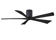 Irene 6-Speed DC 60" Ceiling Fan in Matte Black with Matte Black blades