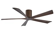 Irene 6-Speed DC 60" Ceiling Fan in Walnut tone with Walnut blades