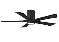 Irene 6-Speed DC 52" Ceiling Fan w/ Integrated Light Kit in Matte Black with Matte Black blades