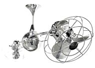 Italo Ventania 53 60" Ceiling Fan in Polished Chrome