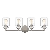 Jaspar 4-Light Bathroom Vanity Light in Antique Nickel