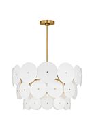 Emery 12-Light Chandelier in Burnished Brass