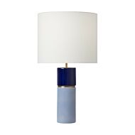 Cade One Light Table Lamp in Polar Blue by Visual Comfort Studio