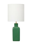 Anderson One Light Table Lamp in Green by Visual Comfort Studio