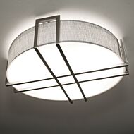 Lambert LED Flush Mount in Satin Nickel by AFX Lighting