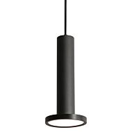 Luna LED Pendant in Black by AFX Lighting