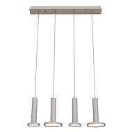 Luna 4-Light LED Pendant in White