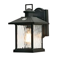 Lennon One Light Outdoor Wall Lantern in Black by AFX Lighting