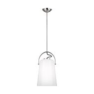 Hazel Pendant Light in Polished Nickel by Ralph Lauren