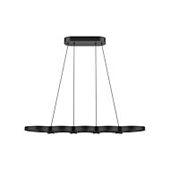 Maestro LED Island Pendant in Black by Kuzco Lighting