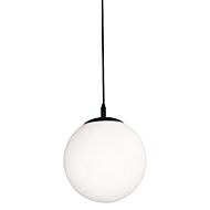 Loretto 1-Light Pendant in Black