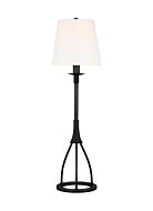 Sullivan 1-Light Buffet Lamp in Aged Iron