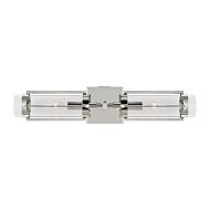 Flynn 2 Light Bathroom Vanity Light in Polished Nickel by Ralph Lauren