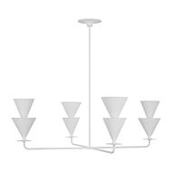 Cornet 4-Light Chandelier in Cast Plaster