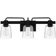 Lydia 3-Light Bathroom Vanity Light in Matte Black