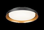 Matteo Vieno 1 Light Ceiling Light In Black