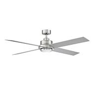 Meridian 56 Inch LED Ceiling Fan in Brushed Nickel