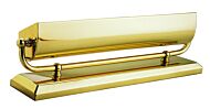 House of Troy Mantel Light 14 Inch Polished Brass Shade & Base