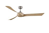 Fanimation Wrap Custom Indoor Ceiling Fan in Brushed Nickel  MOTOR ONLY