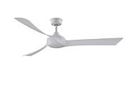 Fanimation Wrap Custom Indoor Ceiling Fan in Matte White  MOTOR ONLY