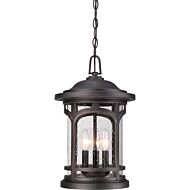 Quoizel Marblehead 3 Light Outdoor Lantern in Palladian Bronze