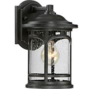 Quoizel Marblehead 11 Inch Wall Lantern in Mystic Black