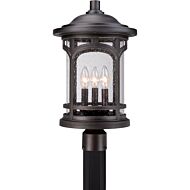 Quoizel Marblehead 3 Light 19 Inch Outdoor Lantern in Bronze