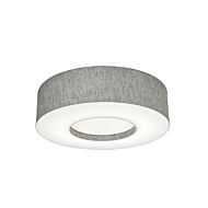 Montclair 2-Light Flush Mount in Grey