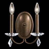 Modique Two Light Wall Sconce in Heirloom Gold by Schonbek