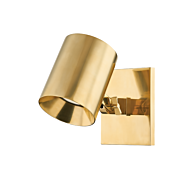 Highgrove One Light Wall Sconce in Aged Brass by Hudson Valley