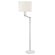 Essex Two Light Floor Lamp in Polished Nickel by Hudson Valley