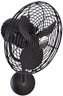 Michelle Parede 19 13" Wall Fan in Matte Black