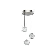 Marni LED Pendant in Polished Nickel