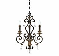 Quoizel Marquette 3 Light 24 Inch Traditional Chandelier in Heirloom