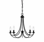 Quoizel Mirren 5 Light 18 Inch Transitional Chandelier in Imperial Bronze