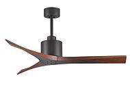 Mollywood 6-Speed DC 52 Ceiling Fan in Textured Bronze with Walnut blades