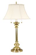 Newport 2-Light Table Lamp in Antique Brass