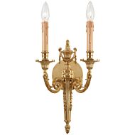 Metropolitan Family 2 Light Wall Sconce in French Gold