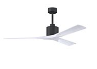 Nan 6-Speed DC 60 Ceiling Fan in Matte Black with Matte White blades