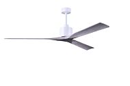 Nan XL 6-Speed DC 72 Ceiling Fan in Matte White with Barnwood Tone blades