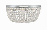 Nola Five Light Flush Mount in Polished Chrome by Crystorama