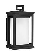 Feiss Roscoe 11.5 Inch Outdoor Wall Lantern in Textured Black