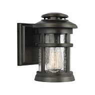 Newport 1-Light Outdoor Wall Lantern in Antique Bronze